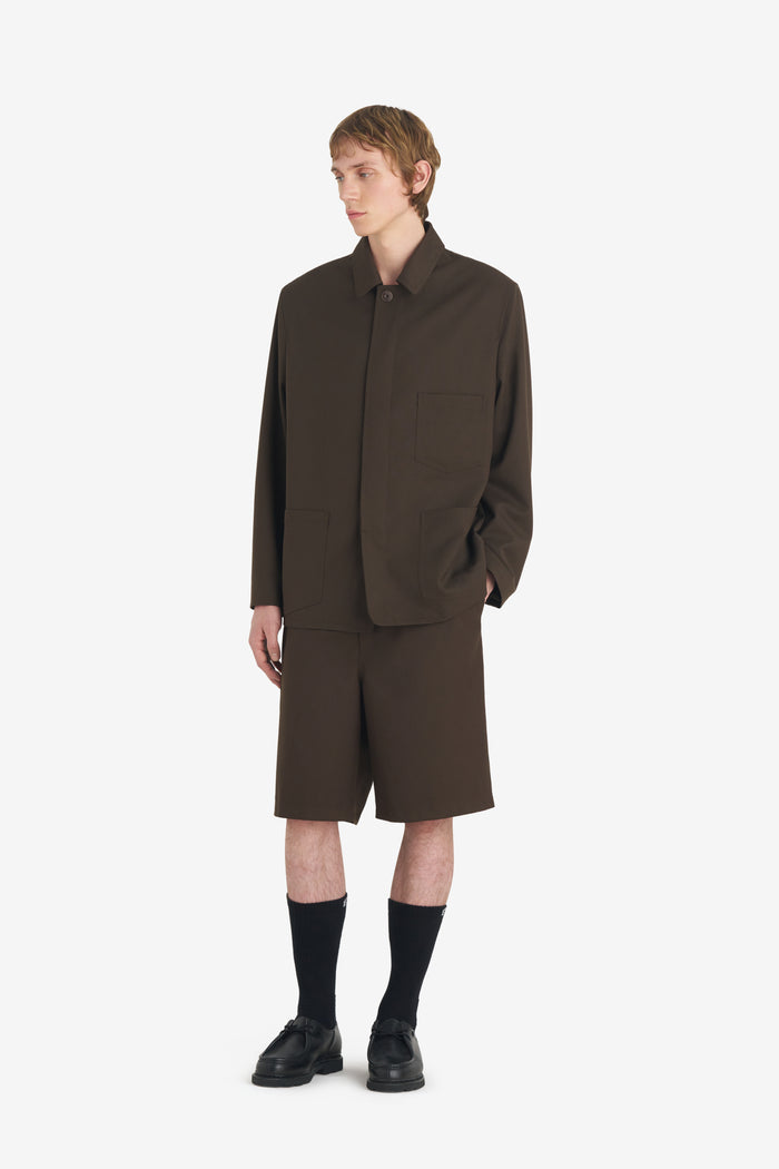DRESS UP WORKER JACKET 42 / DK BROWN