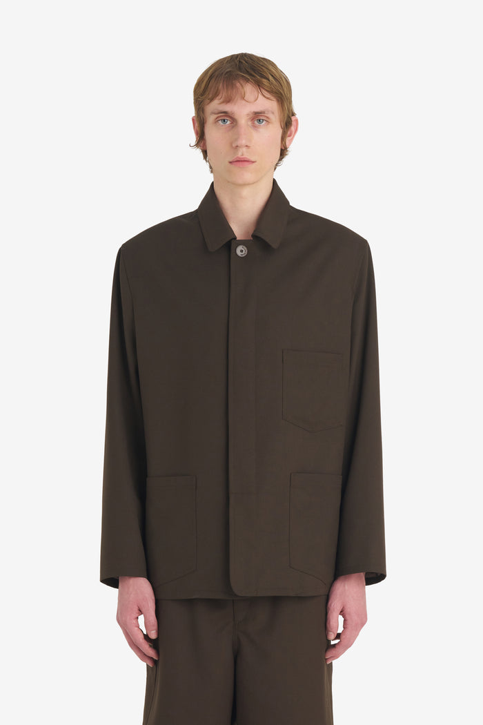 DRESS UP WORKER JACKET 42 / DK BROWN