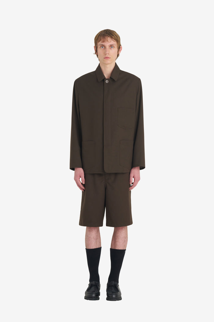 DRESS UP WORKER JACKET 42 / DK BROWN