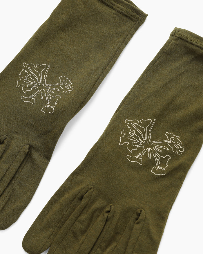 Drift Merino Glove Dark Olive