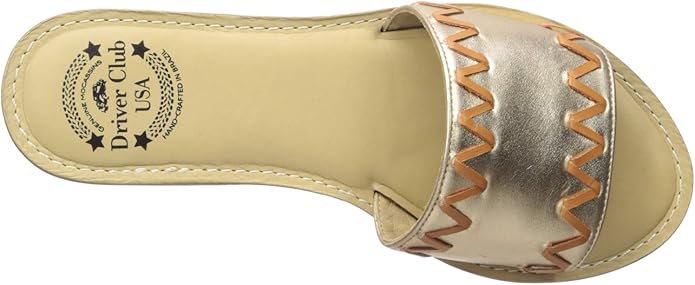 Driver Club USA Women's Leather Made in Brazil Malibu Sandal Loafer Flat