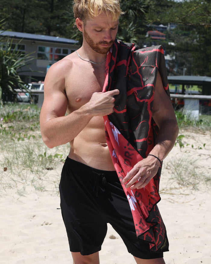 DT25 | Harry Bink - 'Scorched' Beach Towel