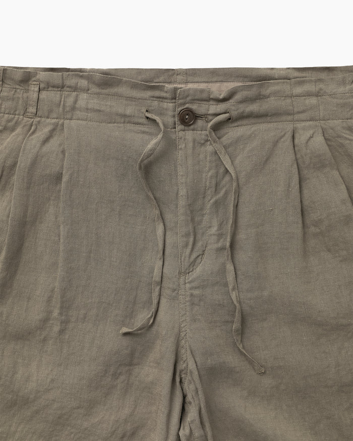 Dweller Easy Shorts Linen Canvas Gray