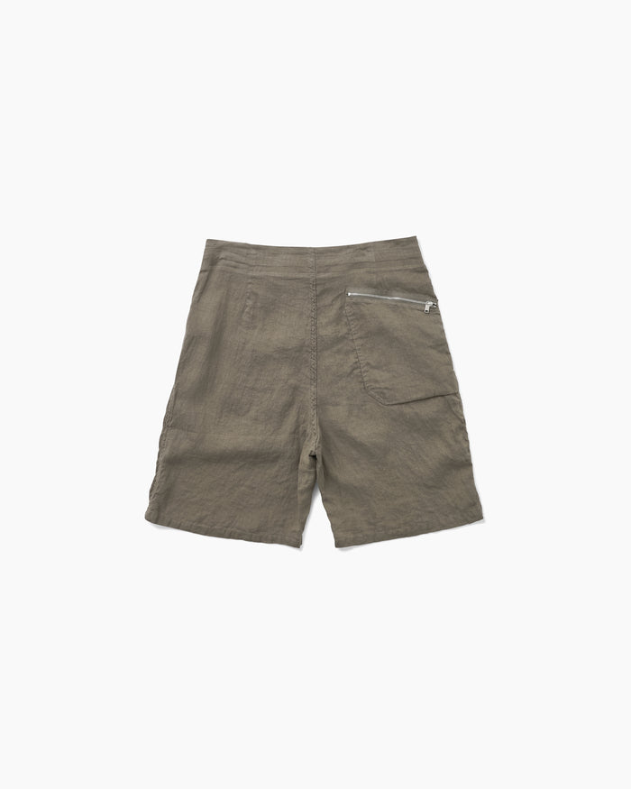 Dweller Easy Shorts Linen Canvas Gray