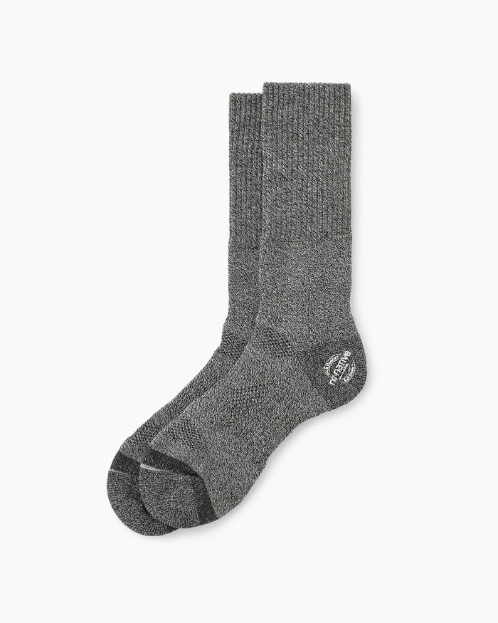 Dweller Socks Hi C/P/P Woven Charcoal
