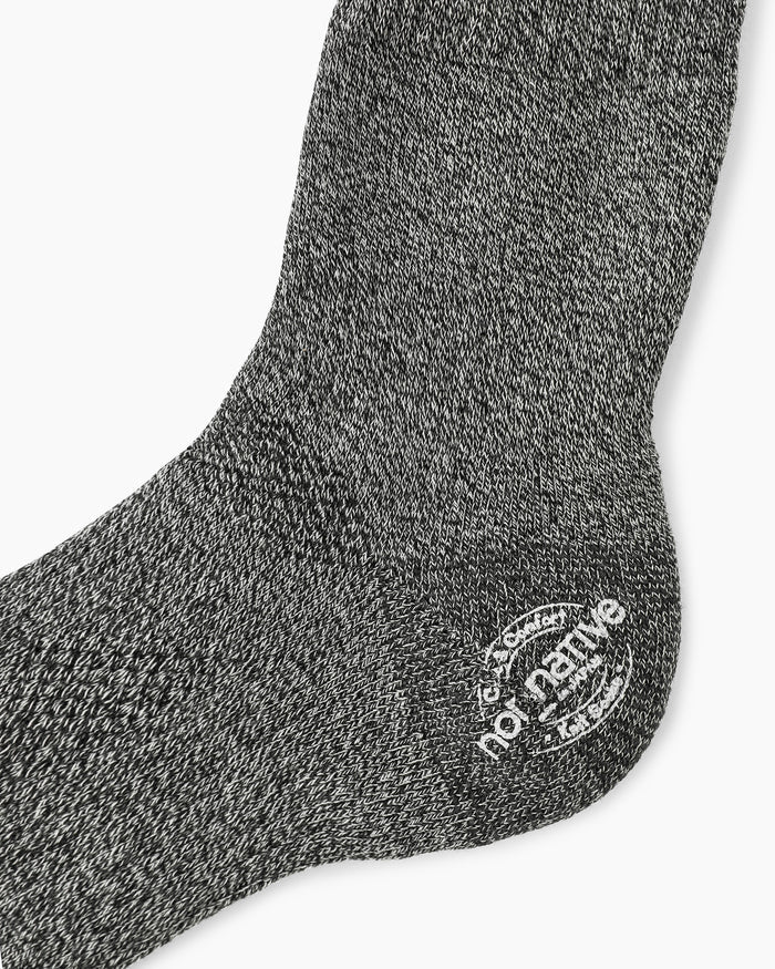 Dweller Socks Hi C/P/P Woven Charcoal