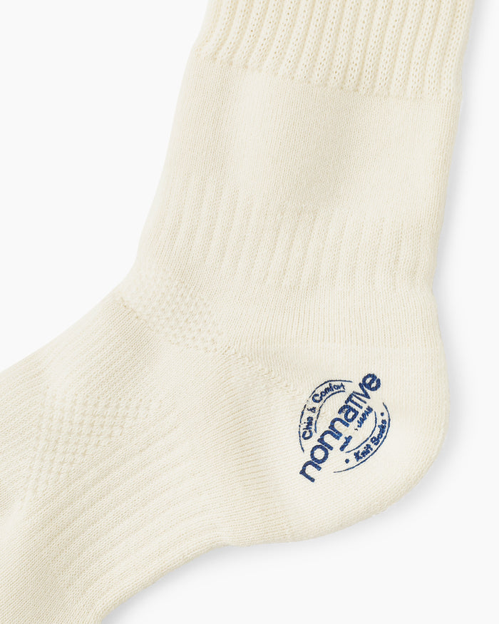Dweller Socks Hi C/P/P Woven Off White