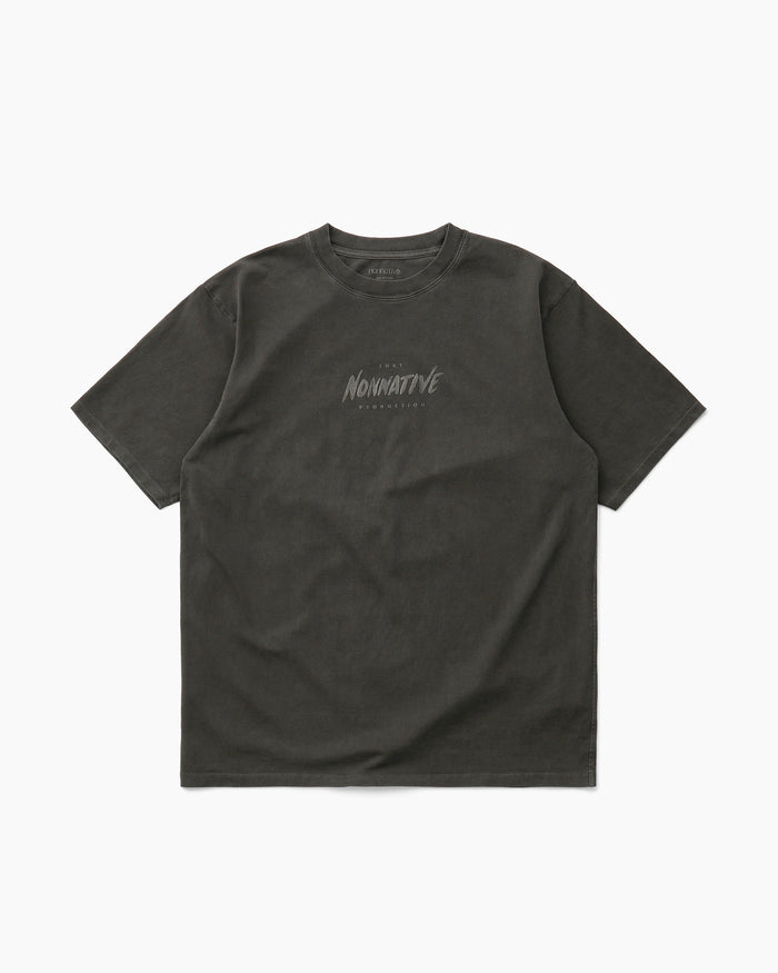 Dweller S/S Tee "That Nonnative Production" Charcoal