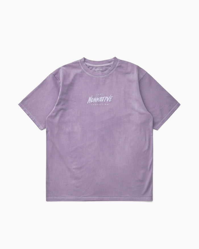 Dweller S/S Tee "That Nonnative Production" Purple