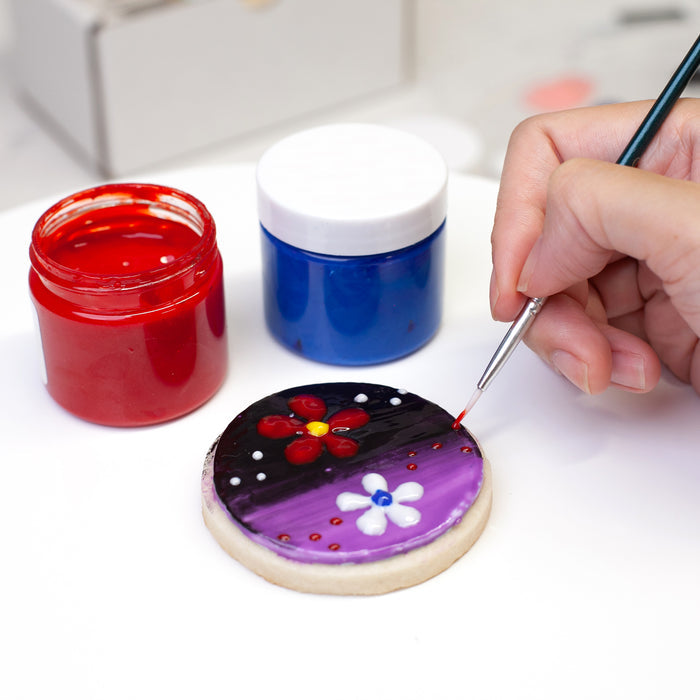 Edible Paint by FondX, perfect for painting on food and other edible desserts. Edible paint cake decorating tool.
