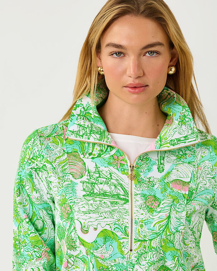 Lilly Pulitzer - Eleni Upf 50 Plus Pullover - Resort White Ship To Shore