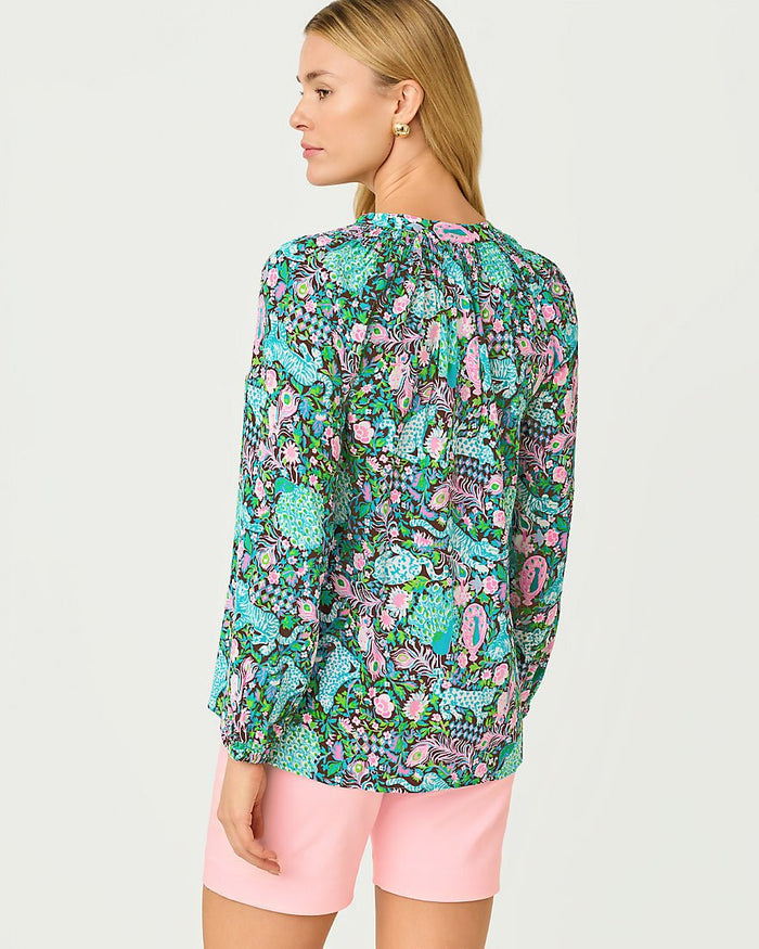 Lilly Pulitzer - Elsa Top - Multi Royal Zoo