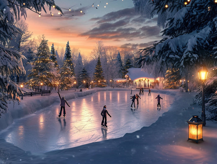 Enchanted Ice Skating Pond