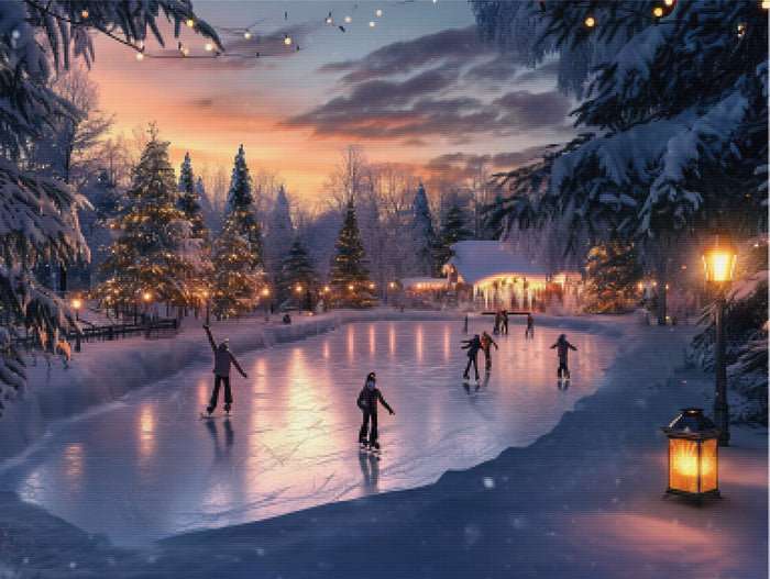 Enchanted Ice Skating Pond
