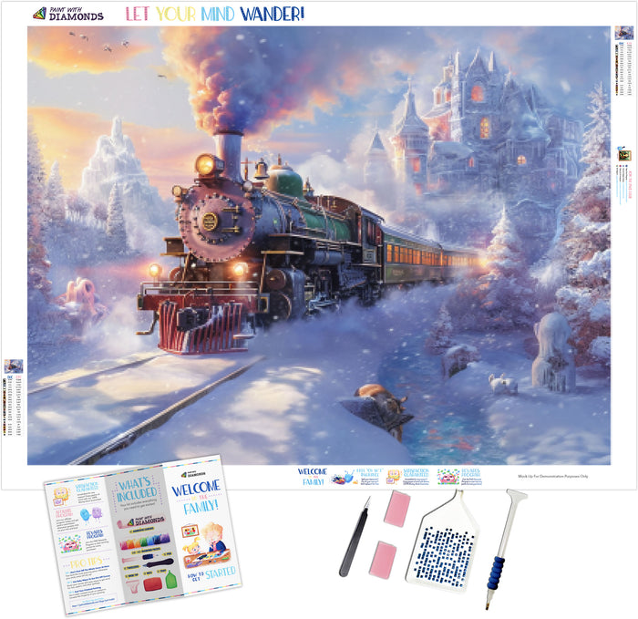 Enchanted Winter Train Journey