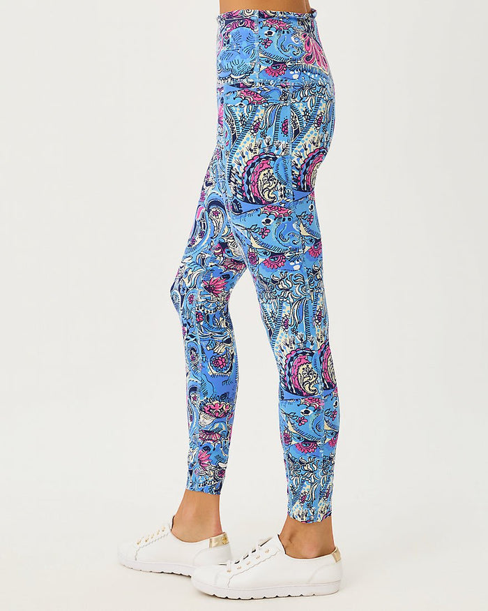 Lilly Pulitzer - Endurance High Rise Midi Legging Upf 50 Plus - Multi Paisley Parade