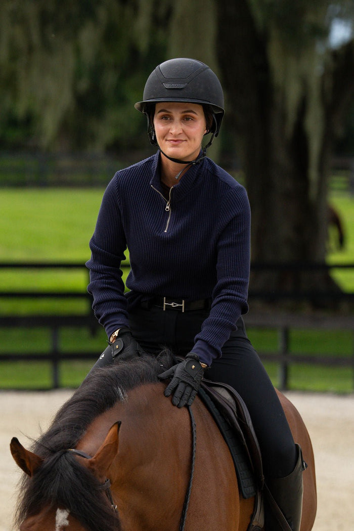 Euphoric Equestrian Good Mood 1/4 Zip Waffle - Equiluxe Tack