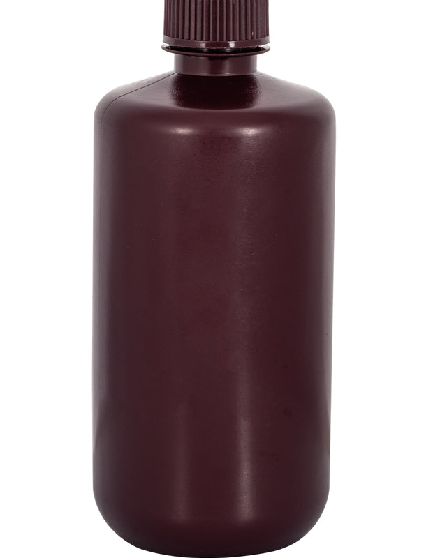 HDPE Amber Narrow MOUTH BOTTLE