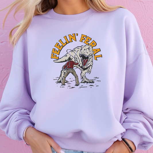 Feelin Feral– Crewneck