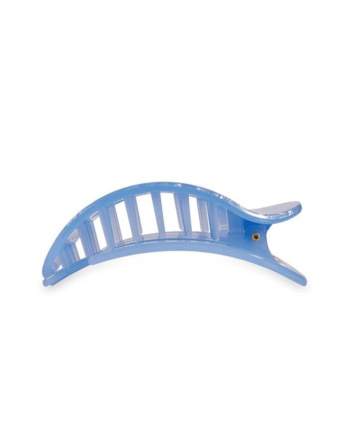Teleties - Flat Round Hair Clips - Blue Lagoon