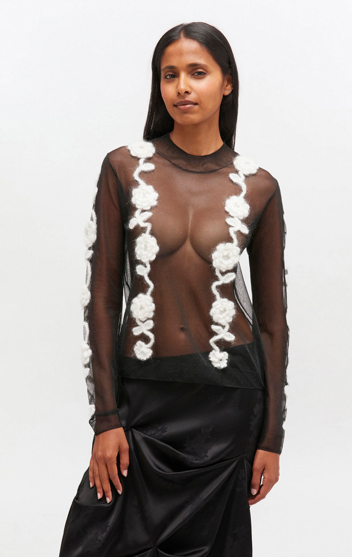 Flower Crochet Top