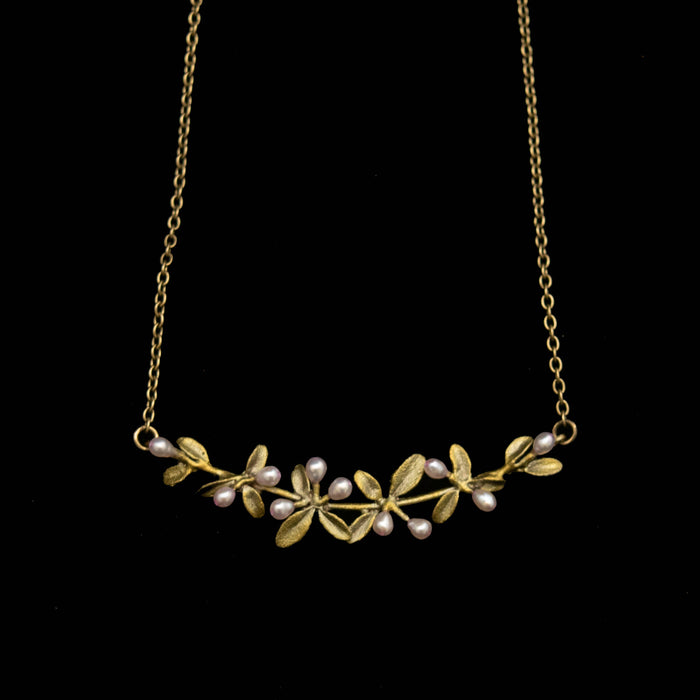 Flowering Thyme 16" Bar Necklace