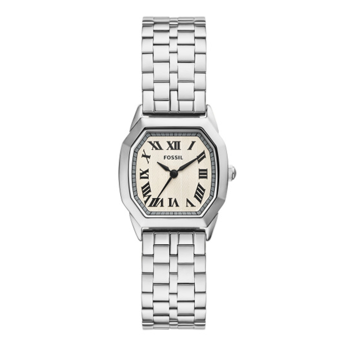 Fossil Harlow Three-Hand Silver-Tone Stainless Steel Watch