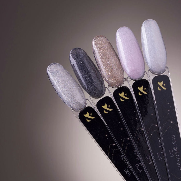 F.O.X Acryl Gel Charm 005, Silver, 15 ml Acryl Gel F.O.X