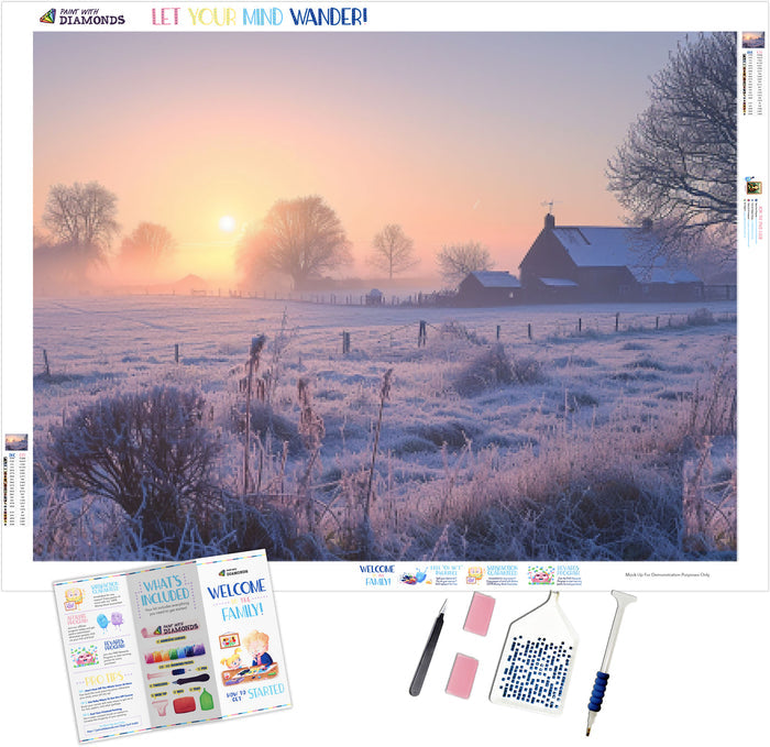 Frosty Countryside Morning