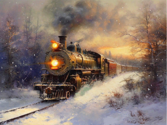 Frosty Twilight Train Ride