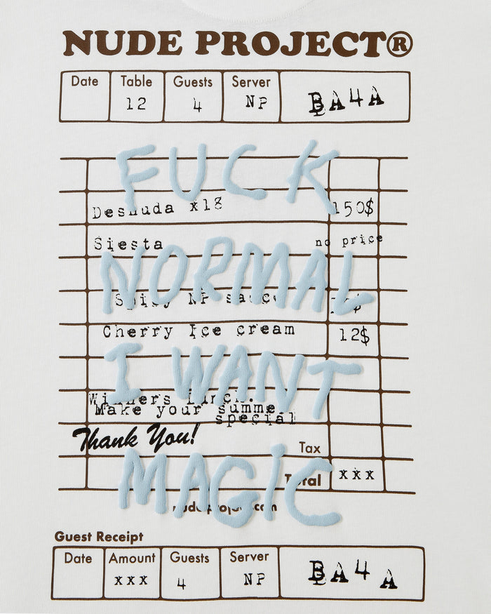 Fuck Normal Tee White