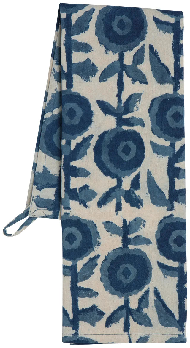 Gilia Block Print Dishtowel