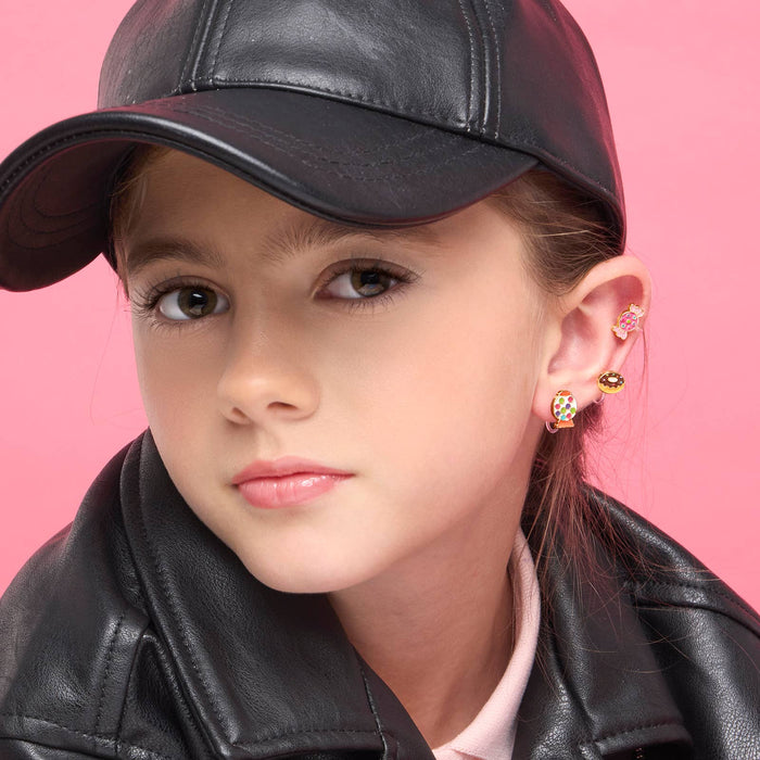 Girl Nation CLIP ON Earrings - Gumball Nostalgia