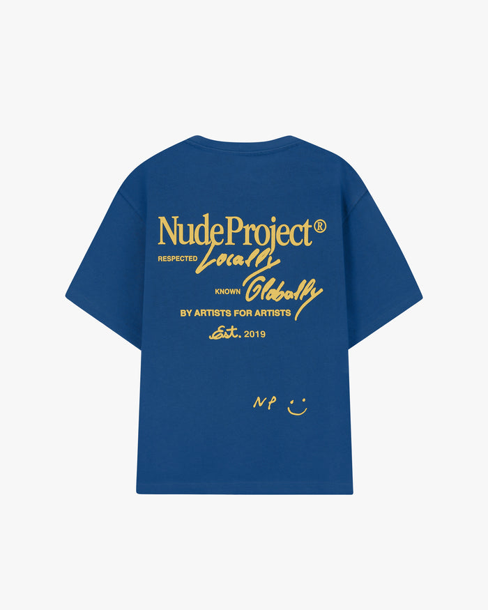 Global Soon Tee Blue