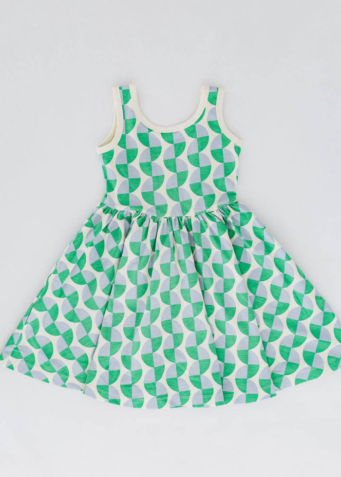 Good Apples Kids Sleeveless Twirl Dress - Retro Twirl (Final Sale)