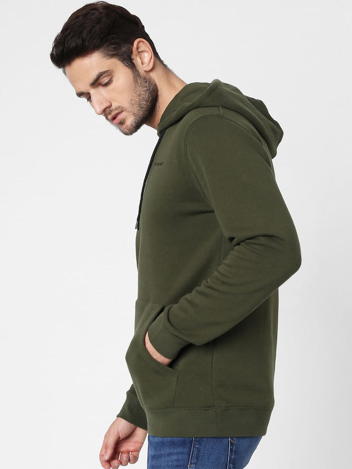 Green Hooded Sweatshirt