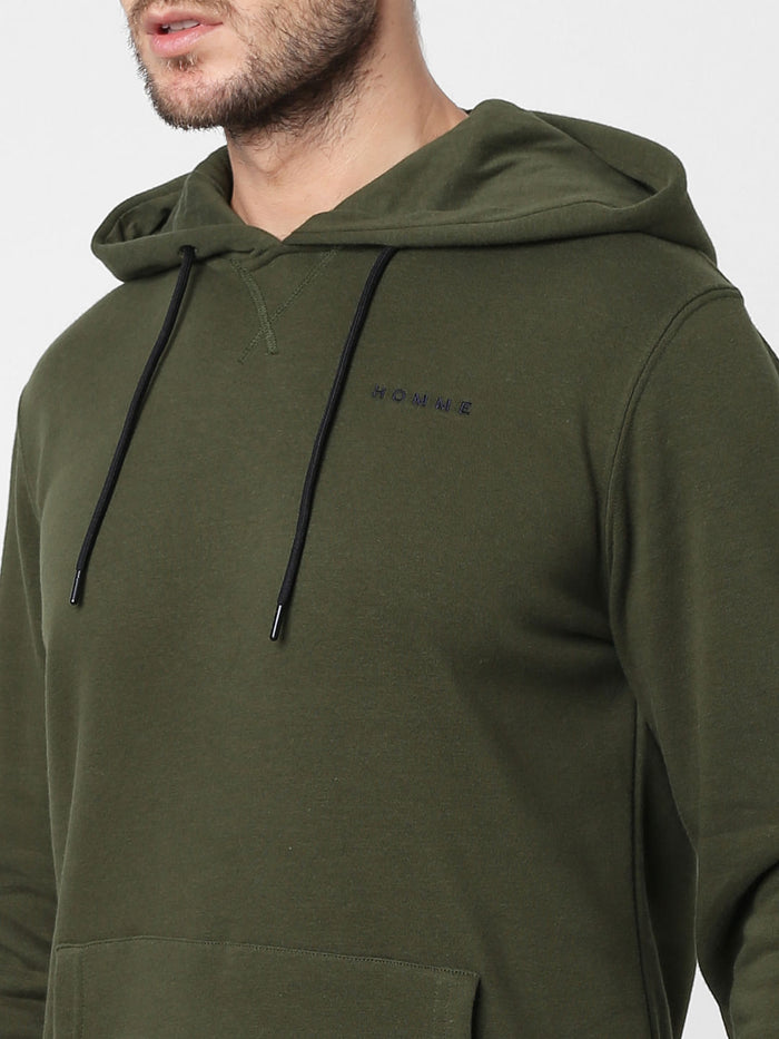 Green Hooded Sweatshirt