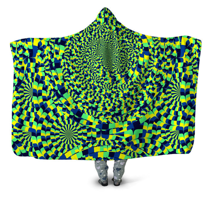 Green Portal Hooded Blanket Art Designs Works Epic Hoodie