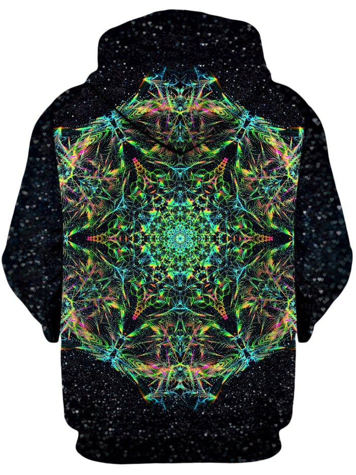 Green Prism Unisex Zip-Up Hoodie Art Designs Works Epic Hoodie