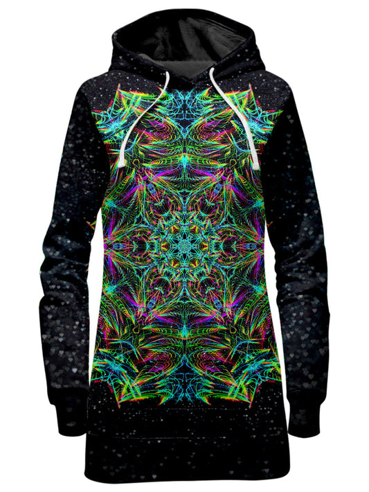 Green Warp Hoodie Dress Art Designs Works Epic Hoodie