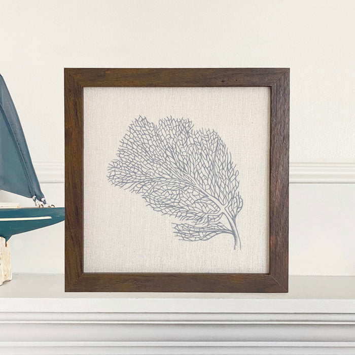 Grey Coral - Framed Sign