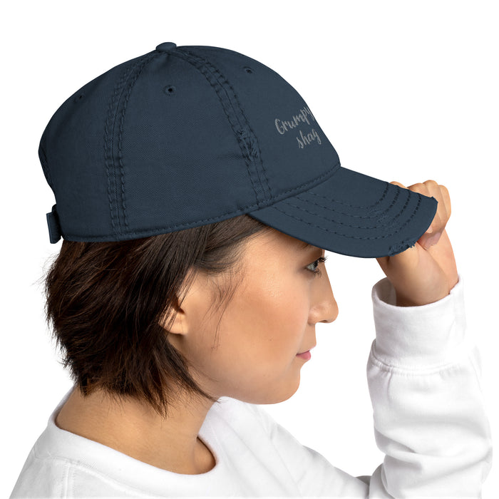 Grumpy Shag Distressed Hat