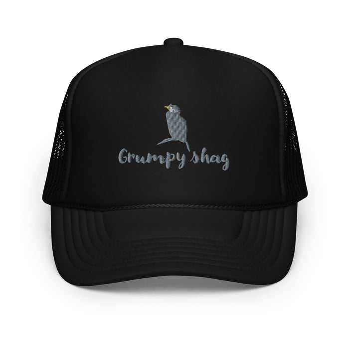 Grumpy shag Foam trucker hat
