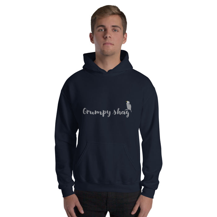 Grumpy shag Hoodie with drawstring