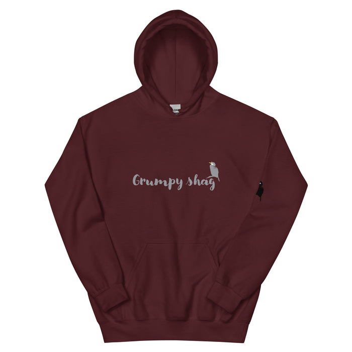 Grumpy shag Hoodie with drawstring