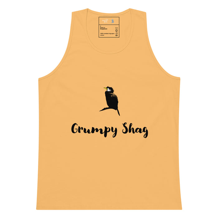 Grumpy shag Mens premium tank top