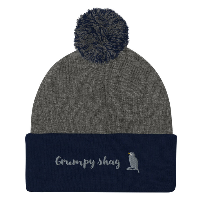 Grumpy shag single layer Pom-Pom Beanie