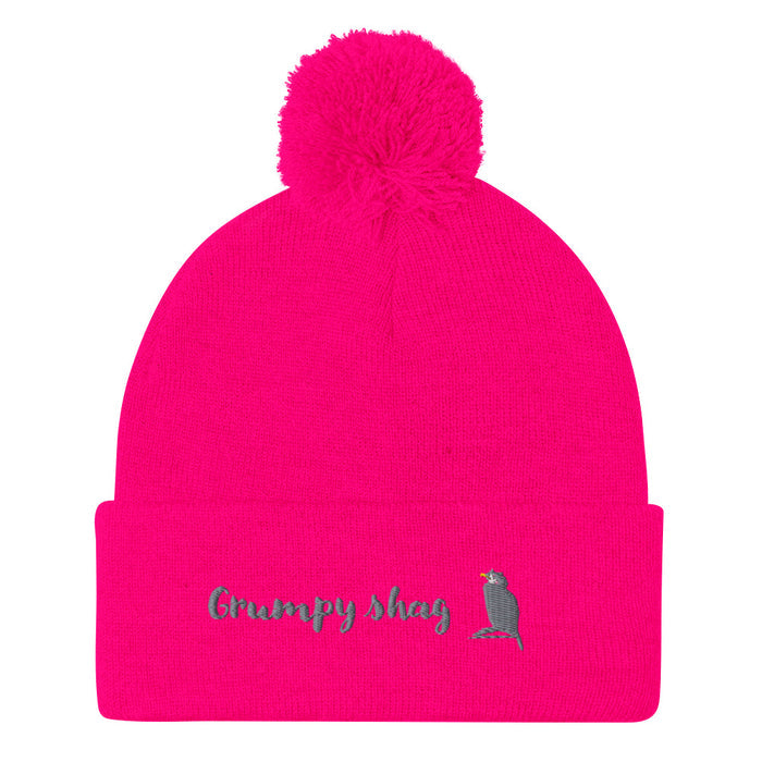 Grumpy shag single layer Pom-Pom Beanie