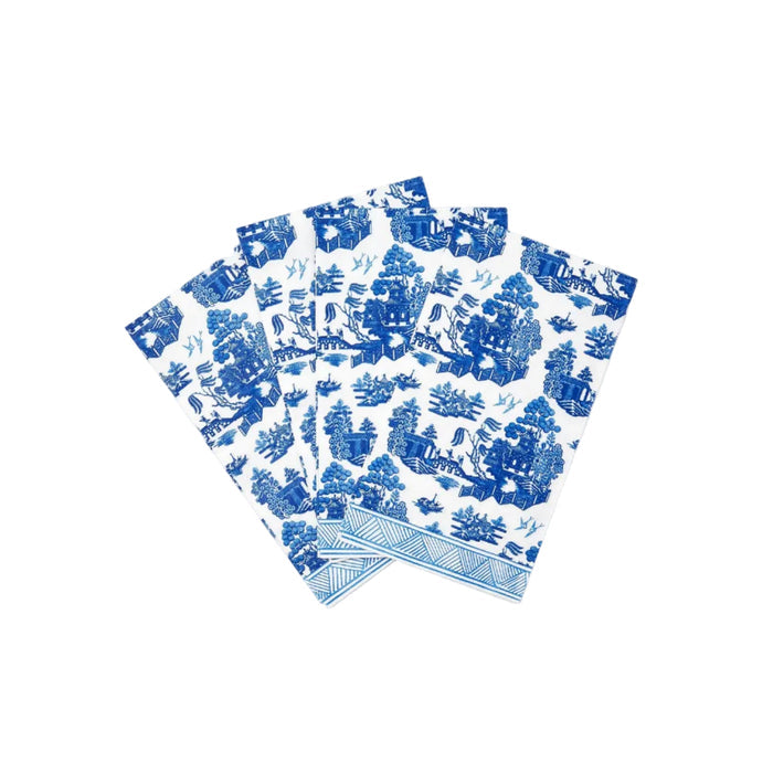Guest Towel Napkin -  Blue Willow - Findlay Rowe Designs
