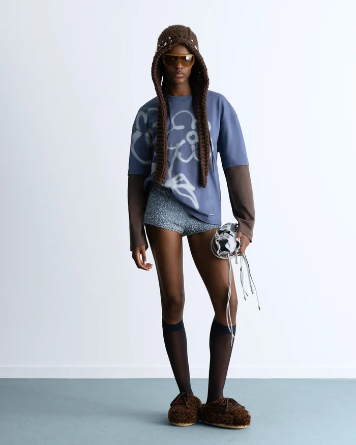 Hanami Long-Sleeve Tee Blue
